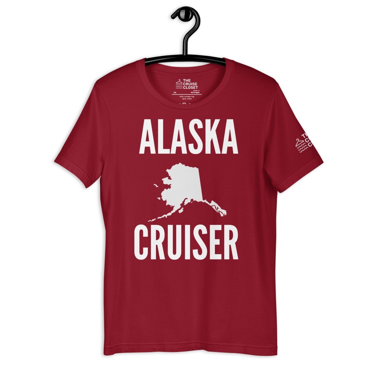 Alaska Cruiser Cruise Shirt in Cardinal by the cruise closet