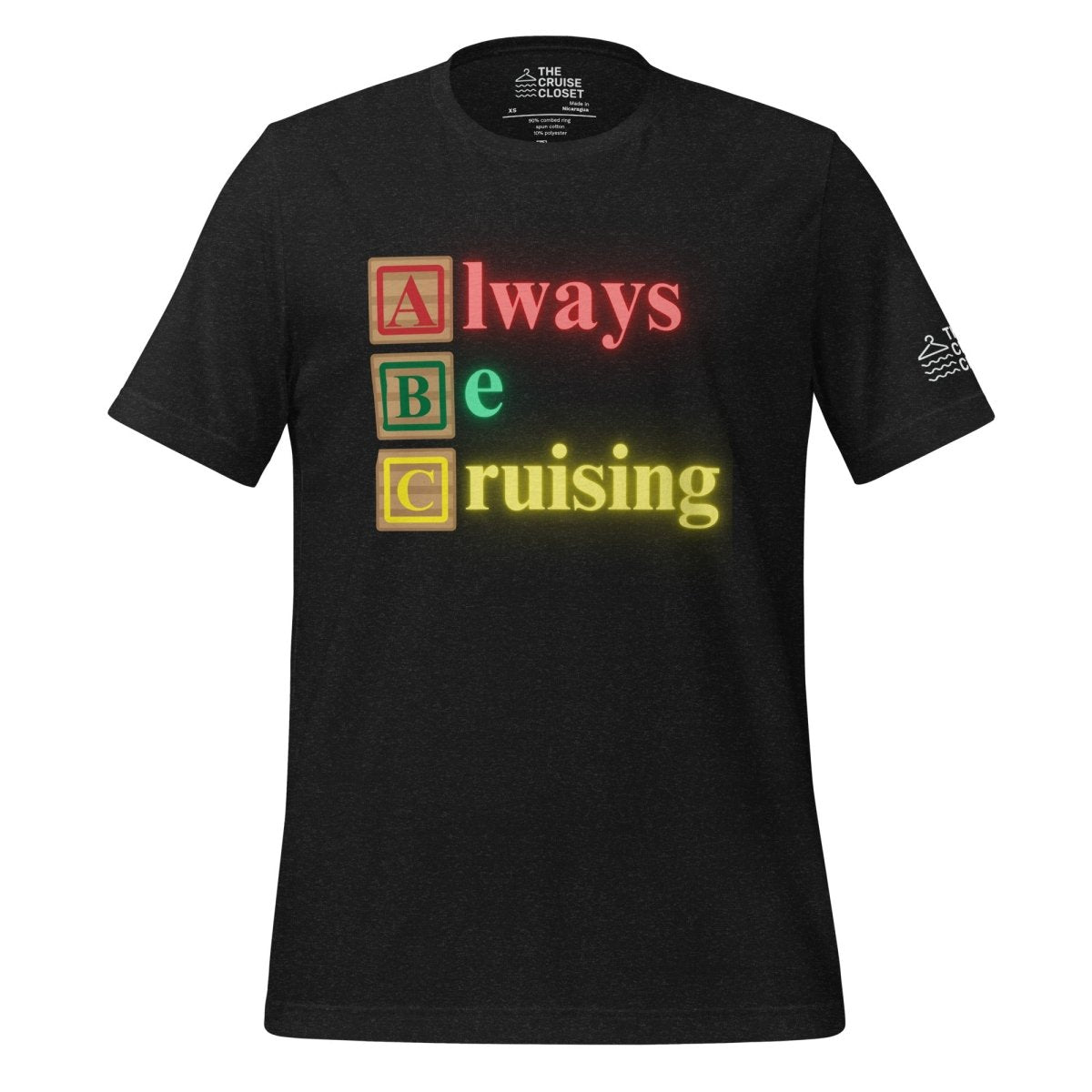 Always Be Cruising Cruise Shirt in Black Heather by the cruise closet