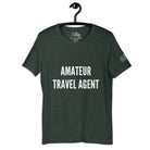 Amateur Travel Agent Cruise Shirt in Heather Forest by the cruise closet