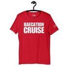 Baecation Cruise Cruise Shirt in Red by the cruise closet