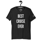 Best Cruise Ever Cruise Shirt in Black Heather by the cruise closet