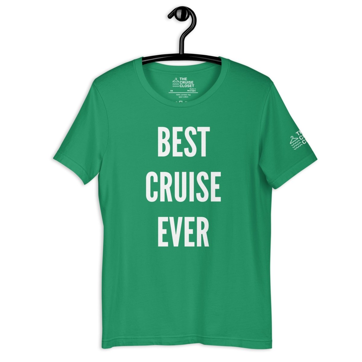 Best Cruise Ever Cruise Shirt in Kelly by the cruise closet