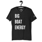 Big Boat Energy Cruise Shirt in Black Heather by the cruise closet