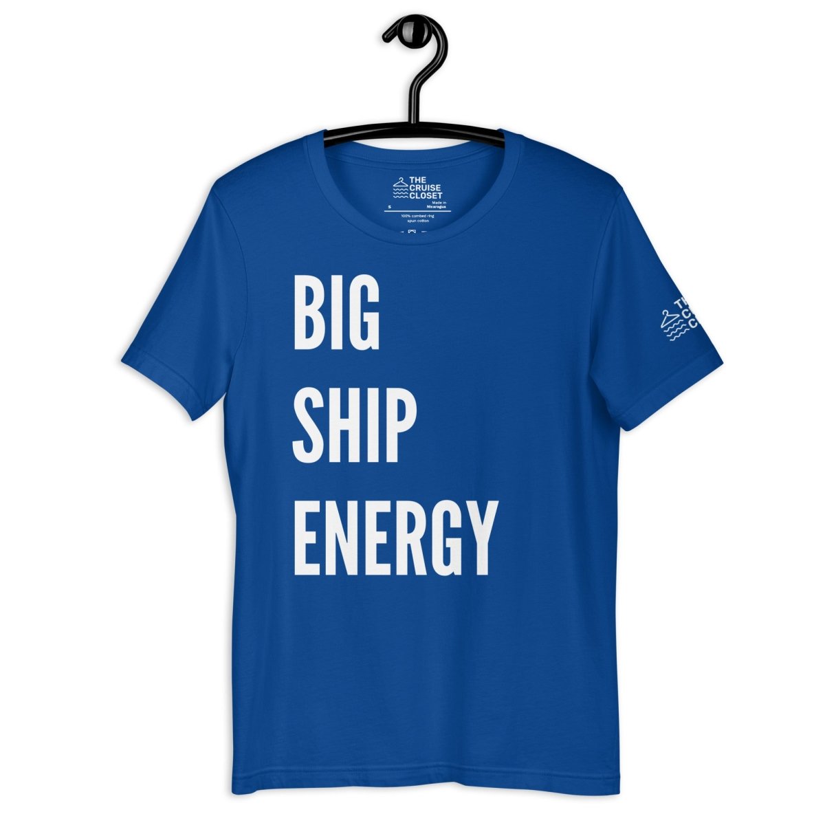 Big Ship Energy T - Shirt in True Royal by the cruise closet