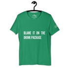 Blame it on the Drink Package T - Shirt in Kelly by the cruise closet