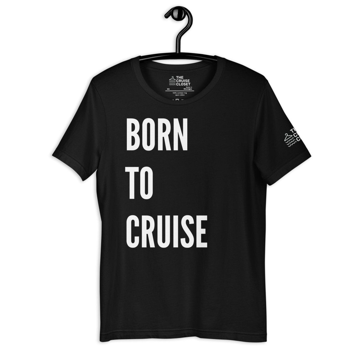 Born to Cruise T - Shirt in Black by the cruise closet