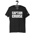 Captain Cruise T - Shirt in Black Heather by the cruise closet