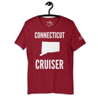 Connecticut Cruiser T - Shirt in Cardinal by the cruise closet