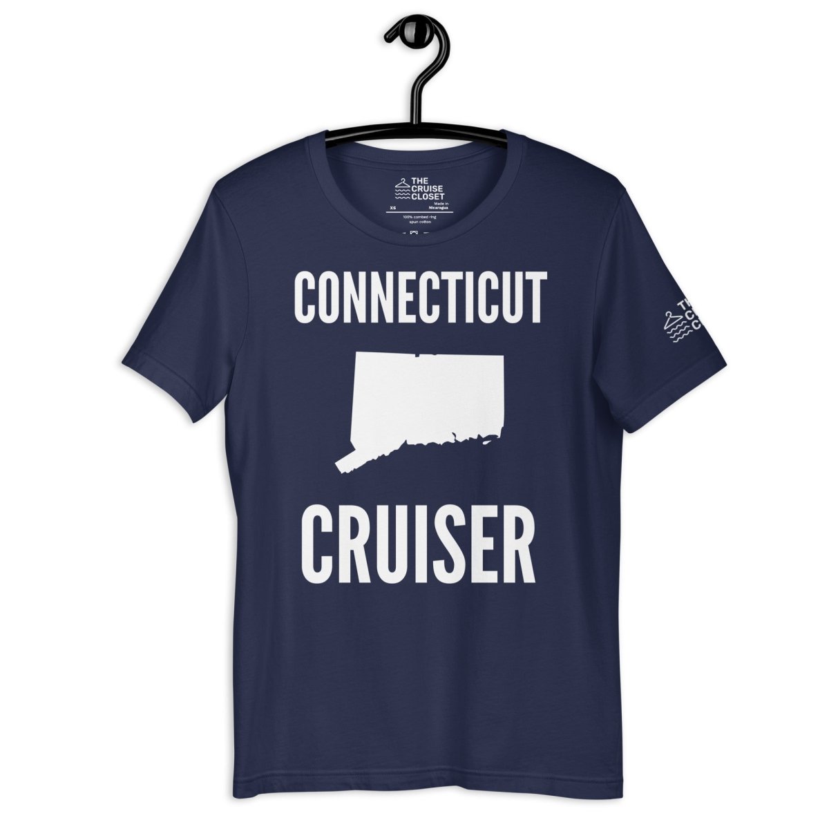 Connecticut Cruiser T - Shirt in Navy by the cruise closet