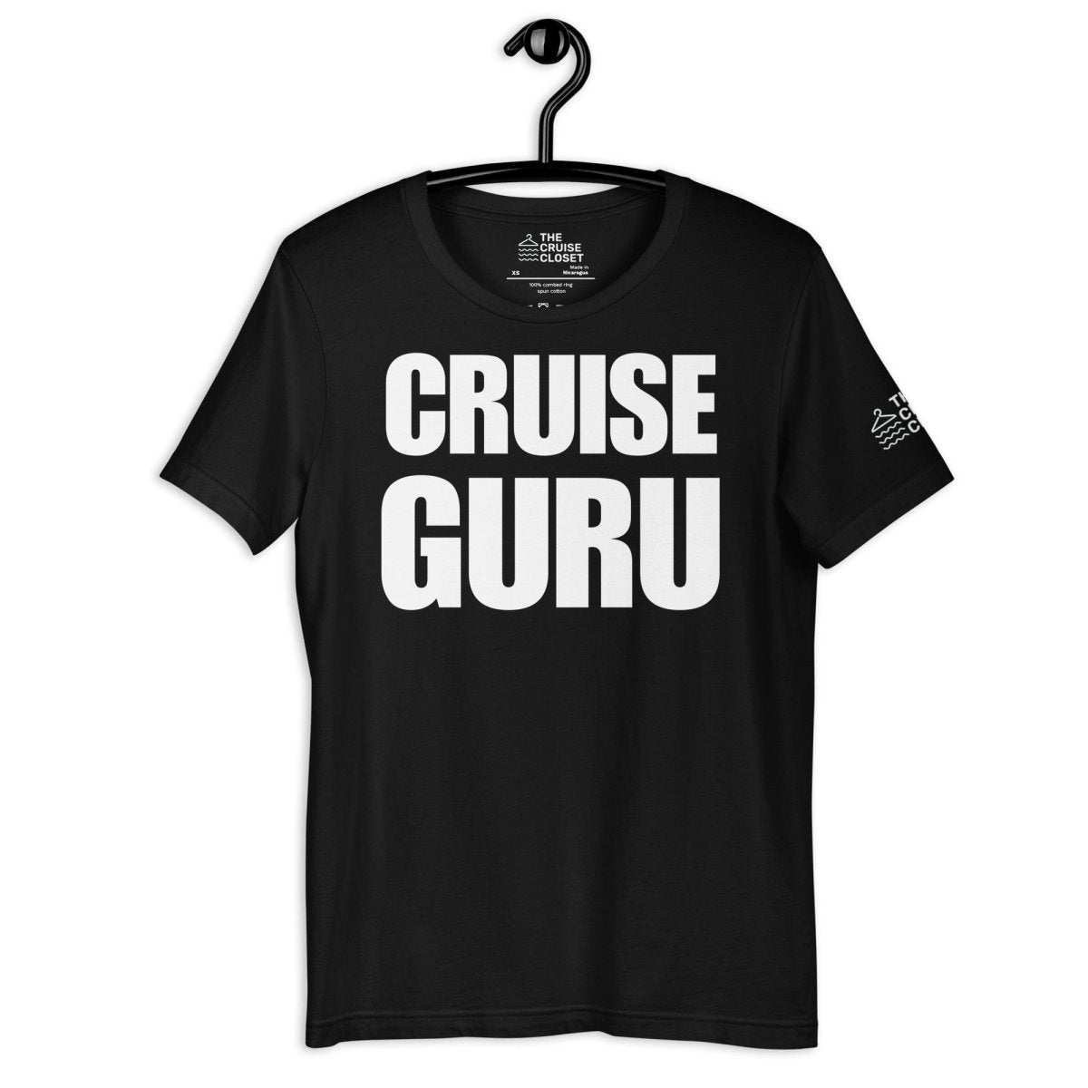 Cruise Guru T - Shirt in Black by the cruise closet