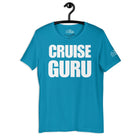 Cruise Guru T - Shirt in Aqua by the cruise closet