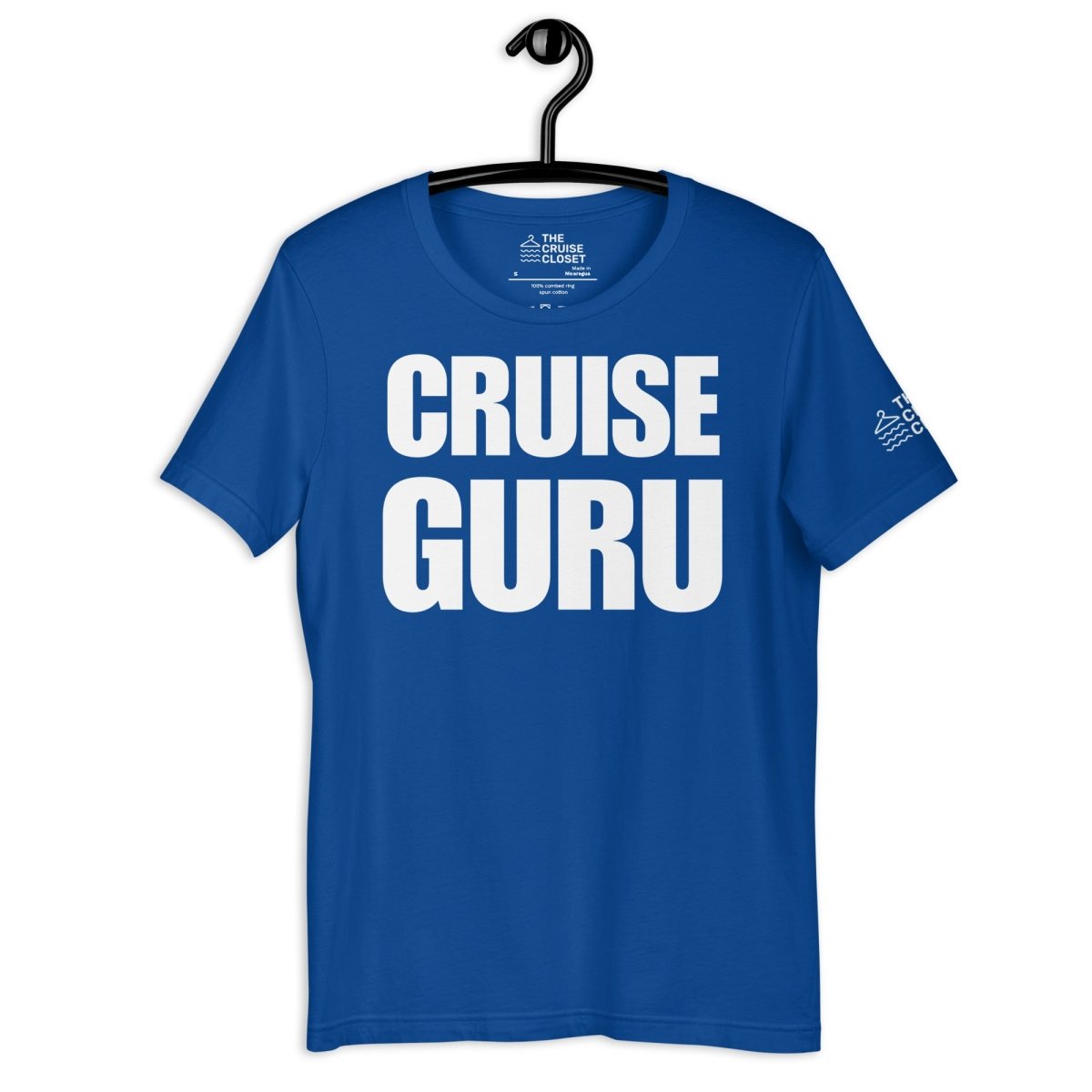 Cruise Guru T - Shirt in True Royal by the cruise closet