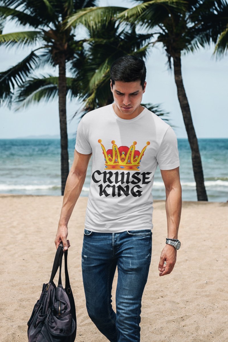 Cruise King T - Shirt in White by the cruise closet