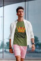 Cruise King T - Shirt in Olive by the cruise closet