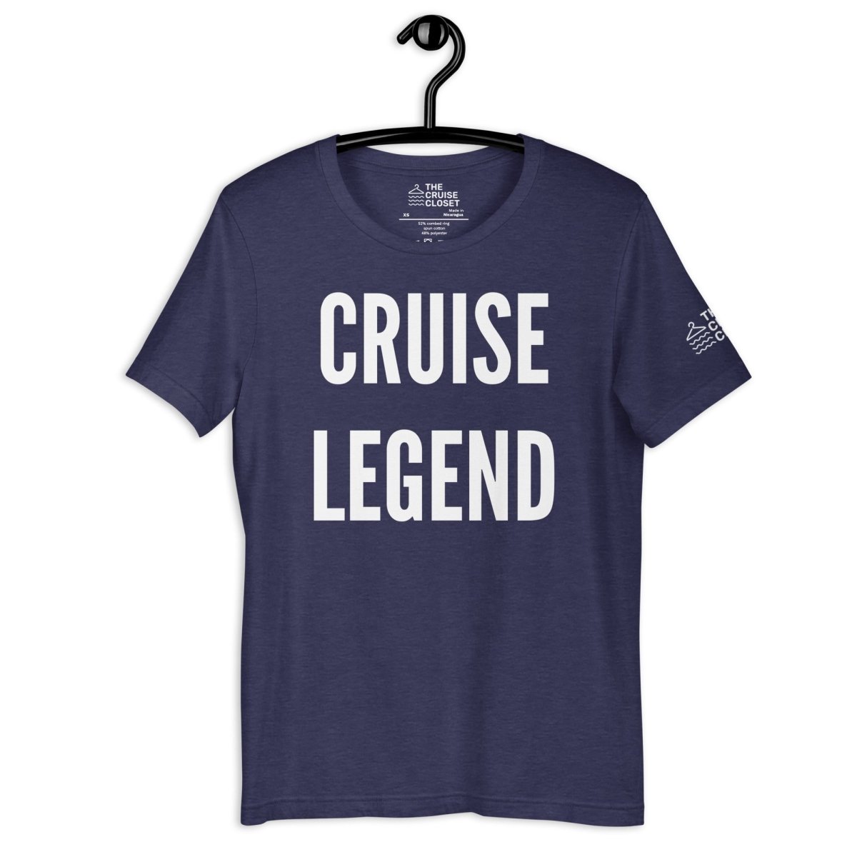 Cruise Legend T - Shirt in Heather Midnight Navy by the cruise closet