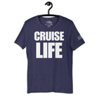 Cruise Life T - Shirt in Heather Midnight Navy by the cruise closet