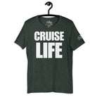 Cruise Life T - Shirt in Heather Forest by the cruise closet