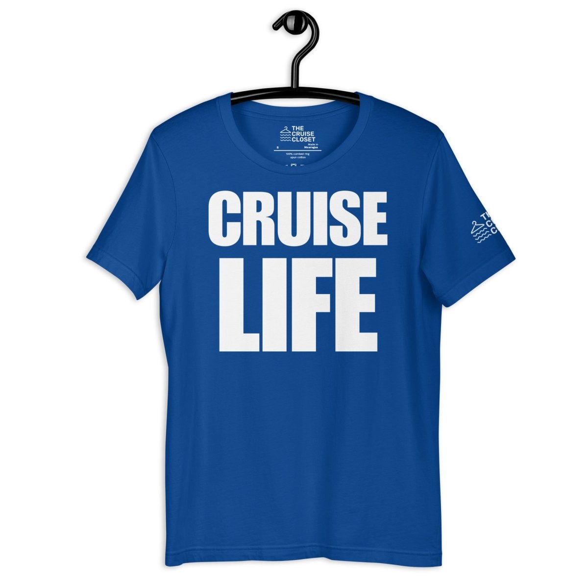 Cruise Life T - Shirt in True Royal by the cruise closet