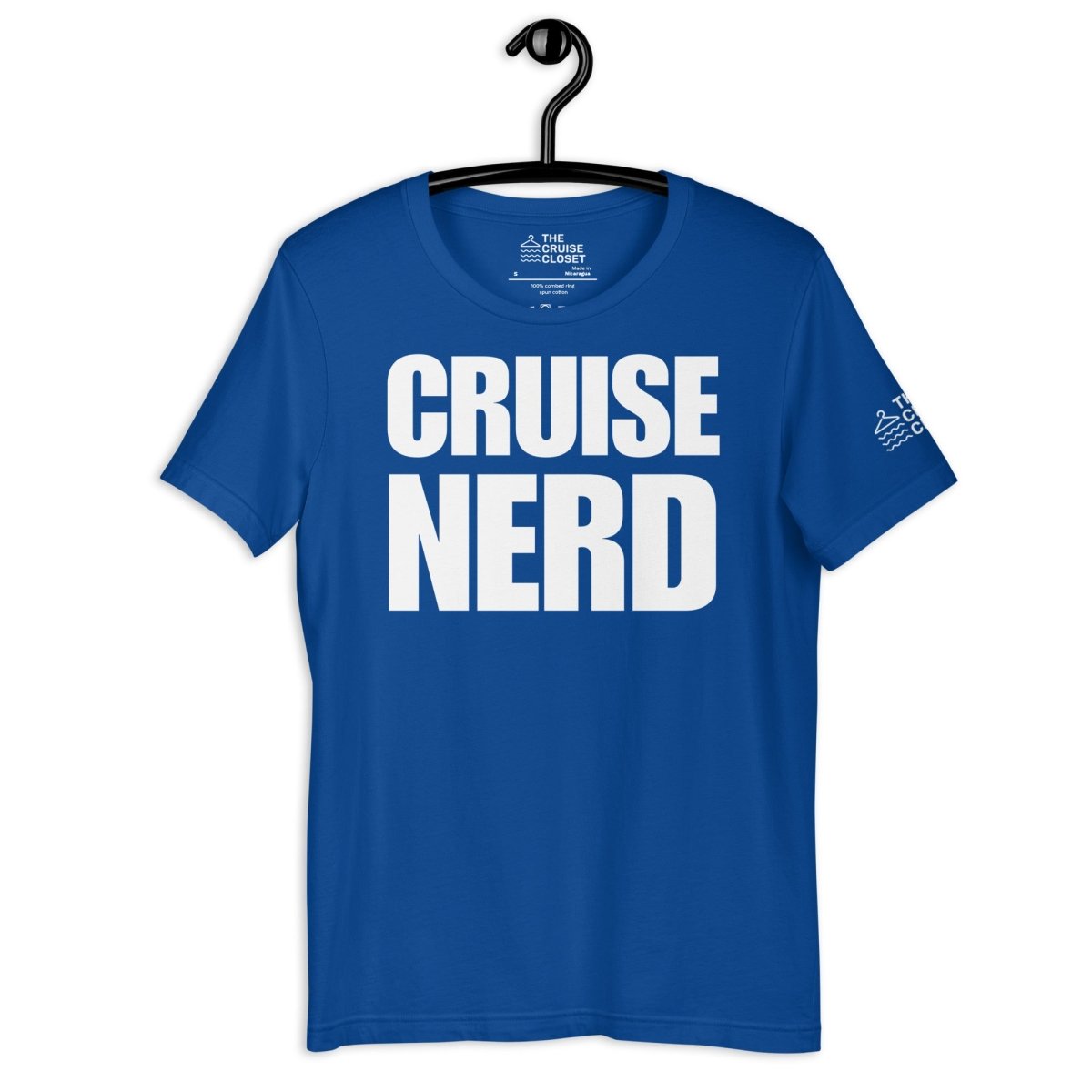 Cruise Nerd T - Shirt in True Royal by the cruise closet