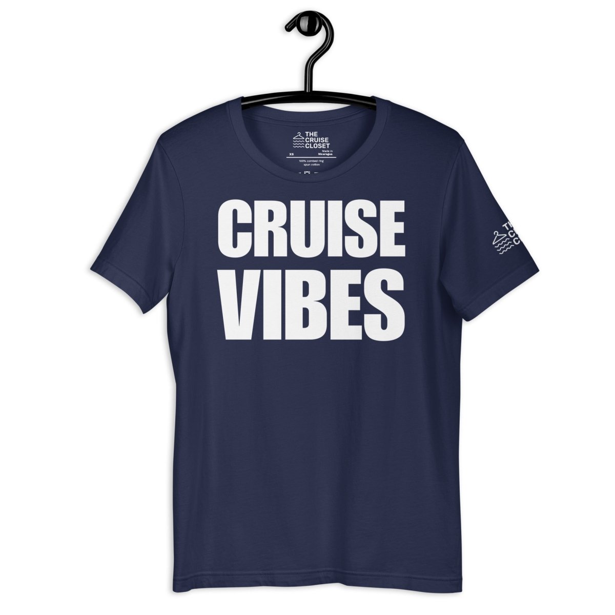 Cruise Vibes v2 T - Shirt in Navy by the cruise closet