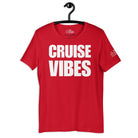 Cruise Vibes v2 T - Shirt in Red by the cruise closet