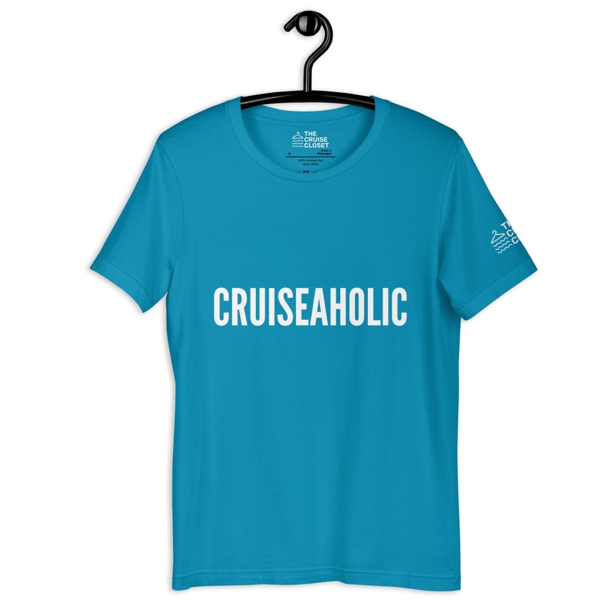 Cruiseaholic T - Shirt in Aqua by the cruise closet