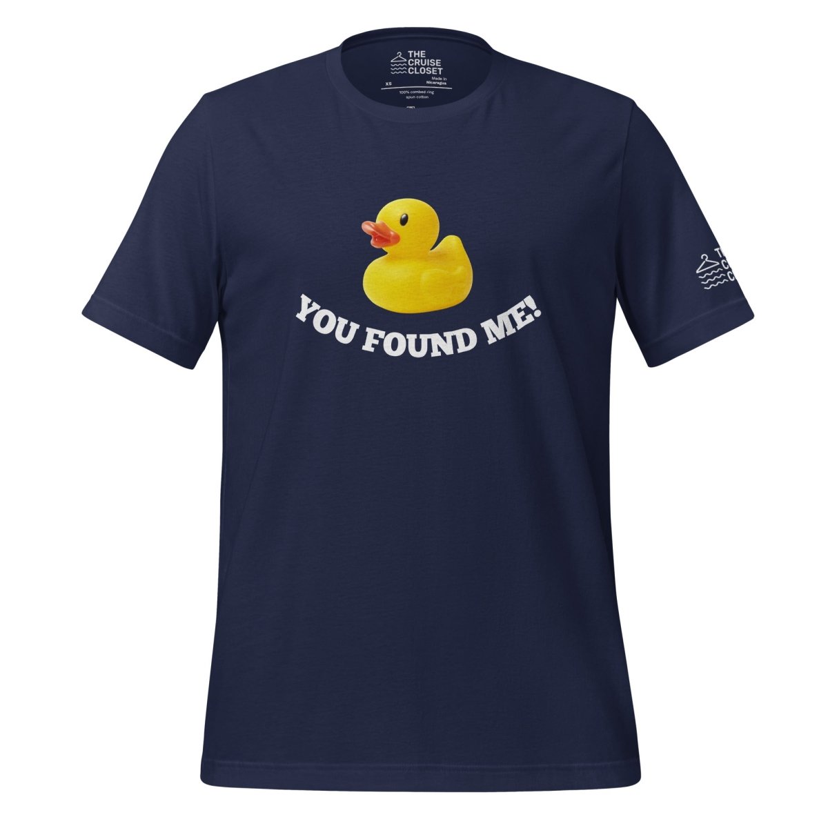 Cruising Duck You Found Me! T - Shirt in Navy by the cruise closet