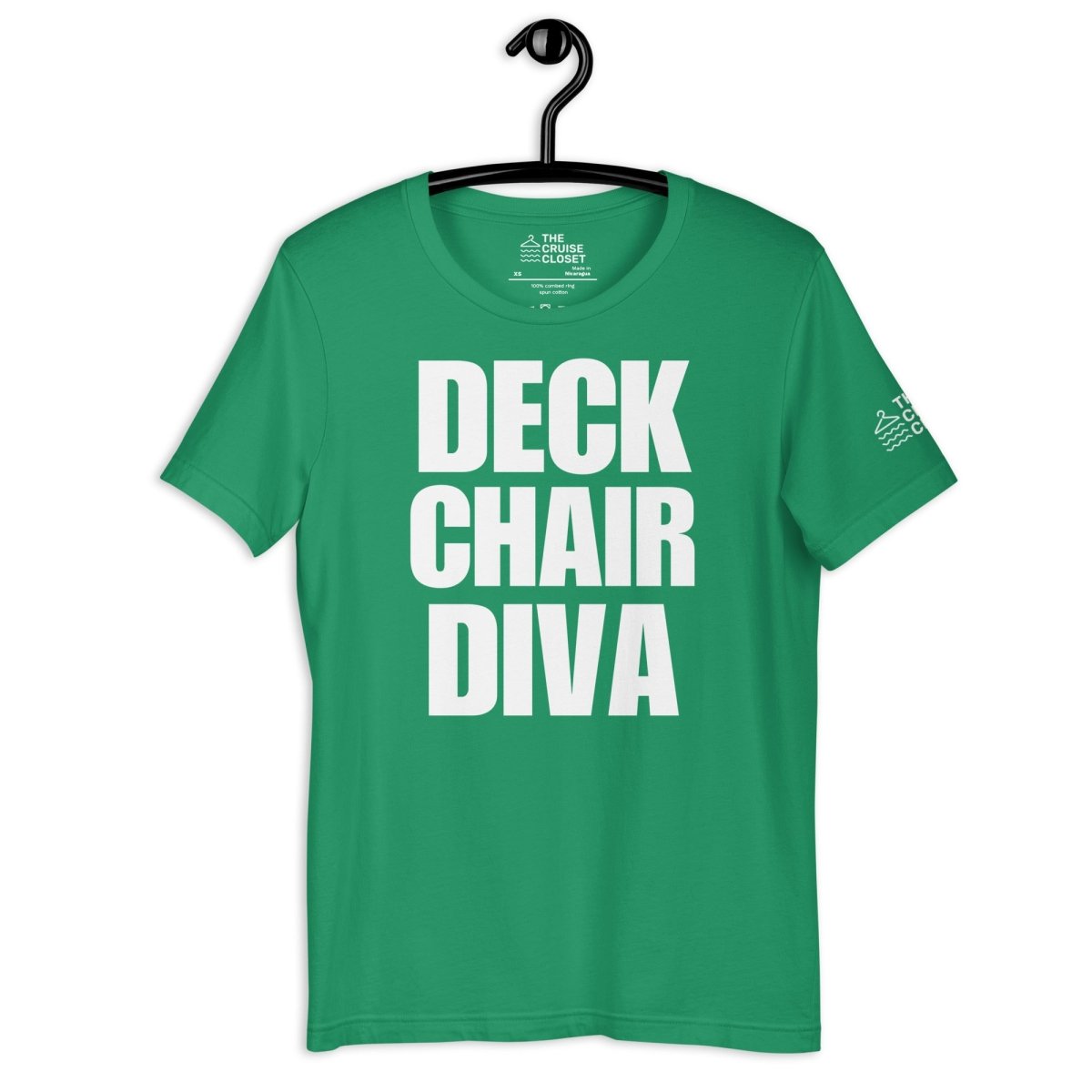 Deck Chair Diva T - Shirt in Kelly by the cruise closet