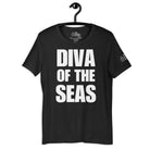 Diva of the Seas T - Shirt in Black Heather by the cruise closet