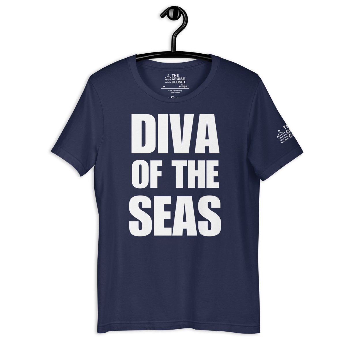 Diva of the Seas T - Shirt in Navy by the cruise closet
