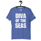 Diva of the Seas T - Shirt in Heather True Royal by the cruise closet