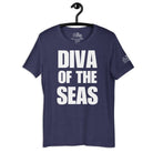 Diva of the Seas T - Shirt in Heather Midnight Navy by the cruise closet