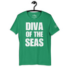 Diva of the Seas T - Shirt in Kelly by the cruise closet