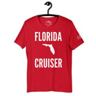 Florida Cruiser T - Shirt in Red by the cruise closet