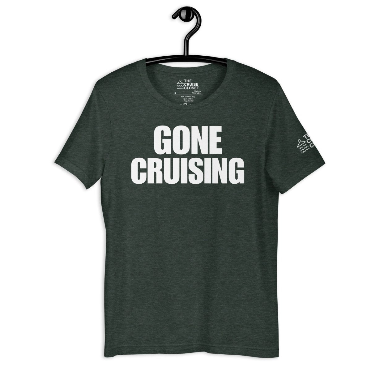 Gone Cruising T - Shirt in Heather Forest by the cruise closet