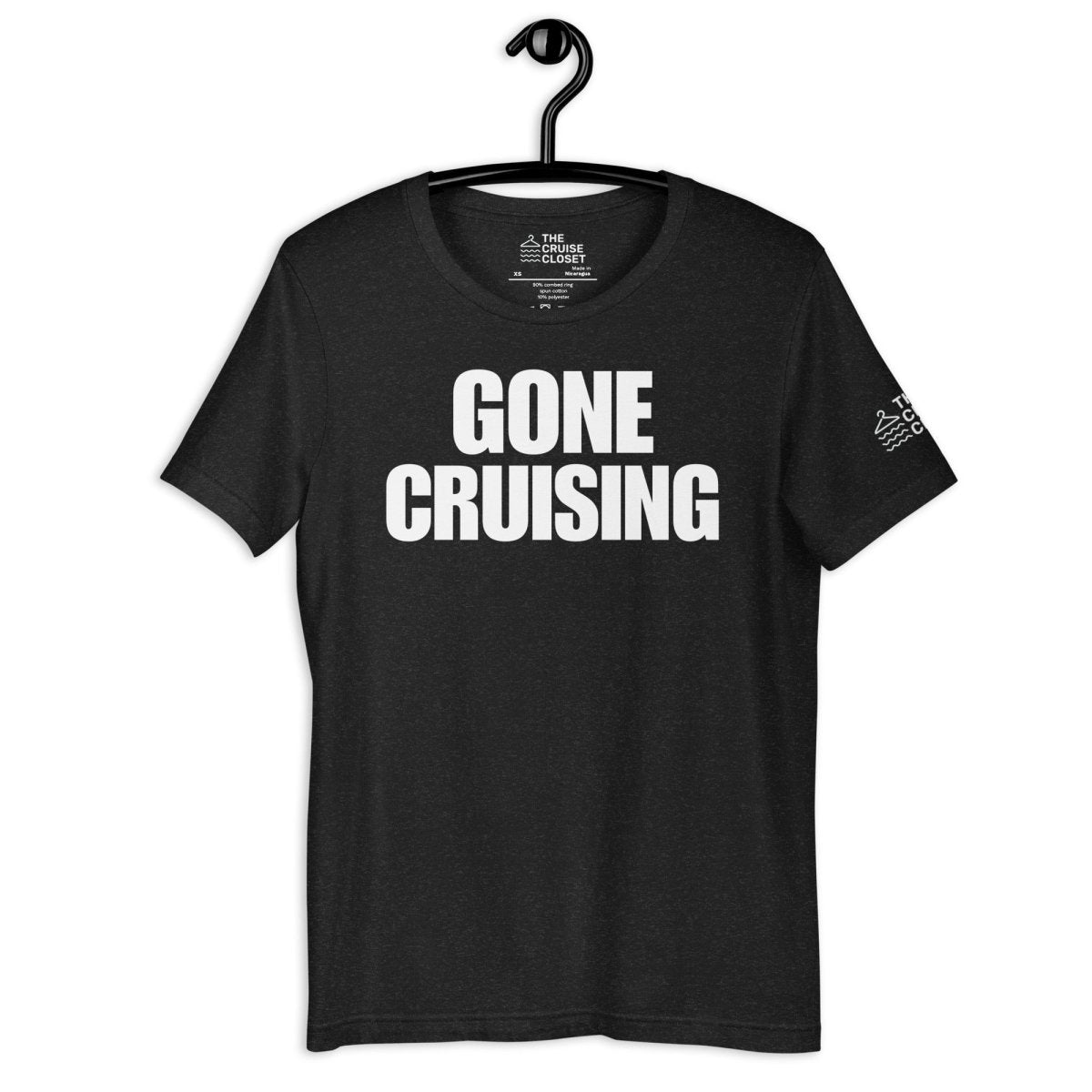 Gone Cruising T - Shirt in Black Heather by the cruise closet