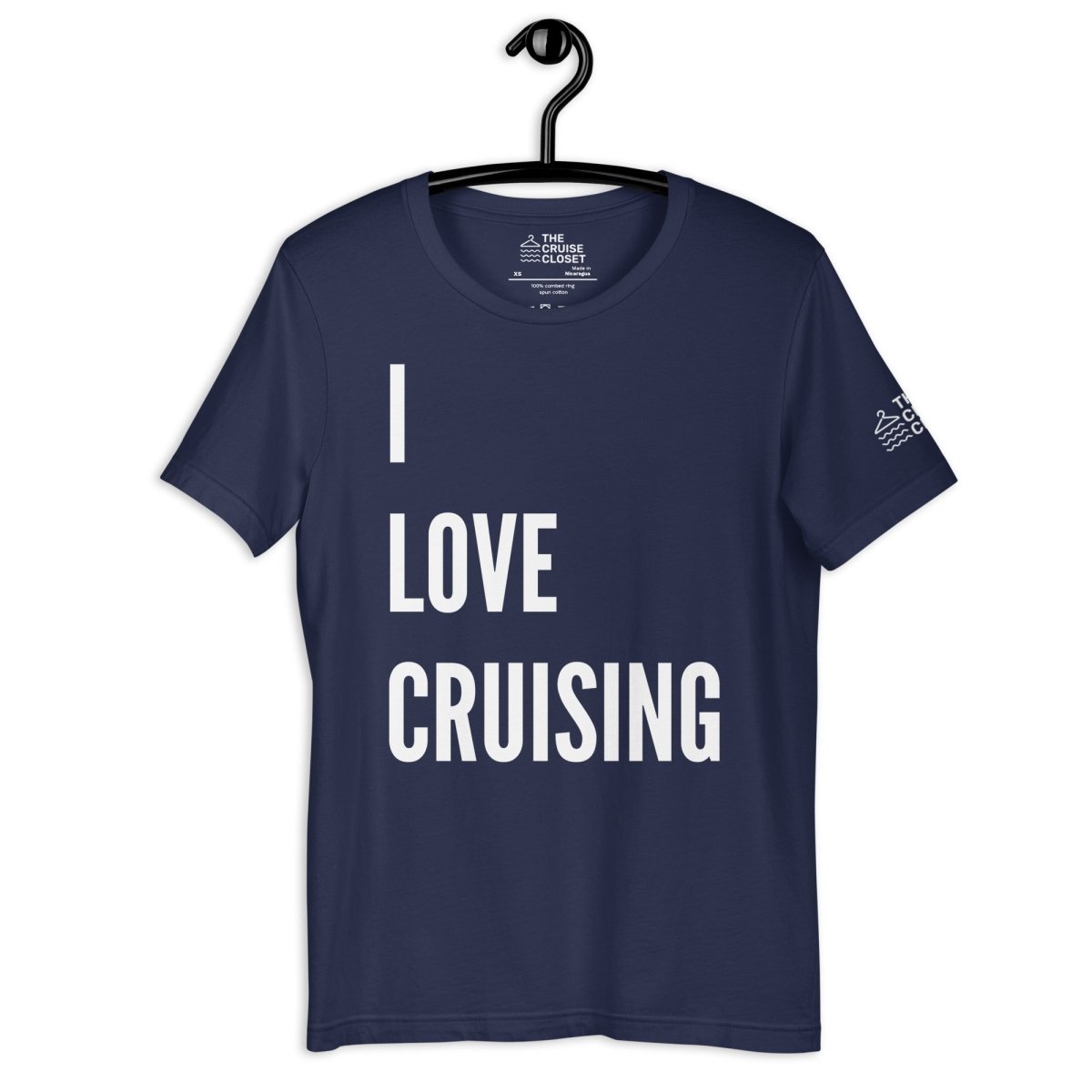 I Love Cruising v.2 T - Shirt in Navy by the cruise closet