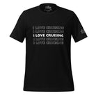 I Love Cruising x5 T - Shirt in Black by the cruise closet