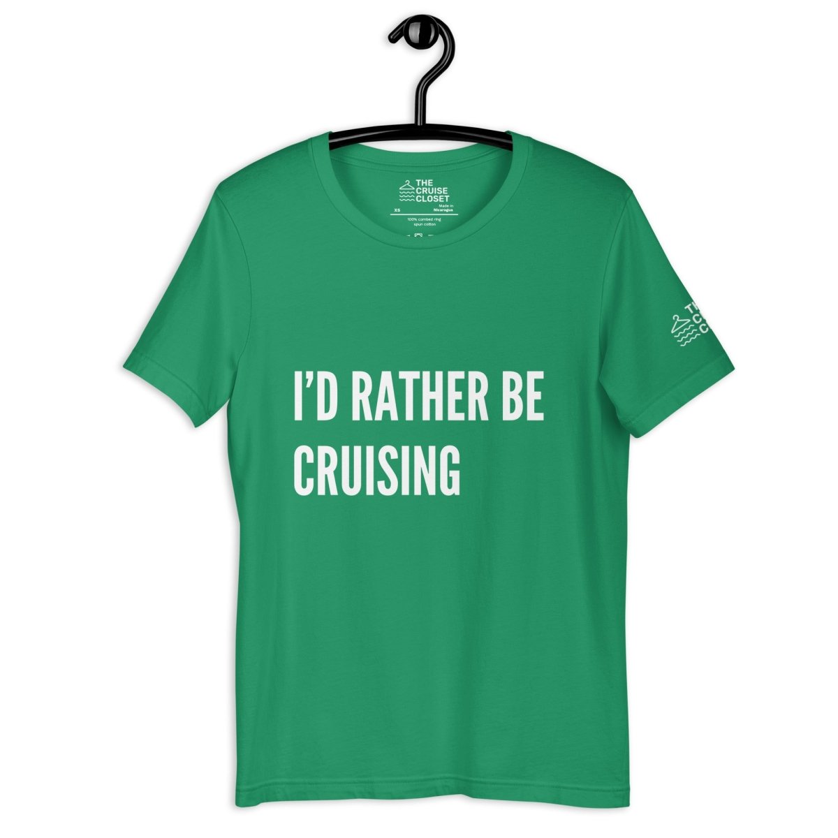 I'd Rather be Cruising T - Shirt in Kelly by the cruise closet