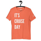 It's Cruise Day T - Shirt in Heather Orange by the cruise closet