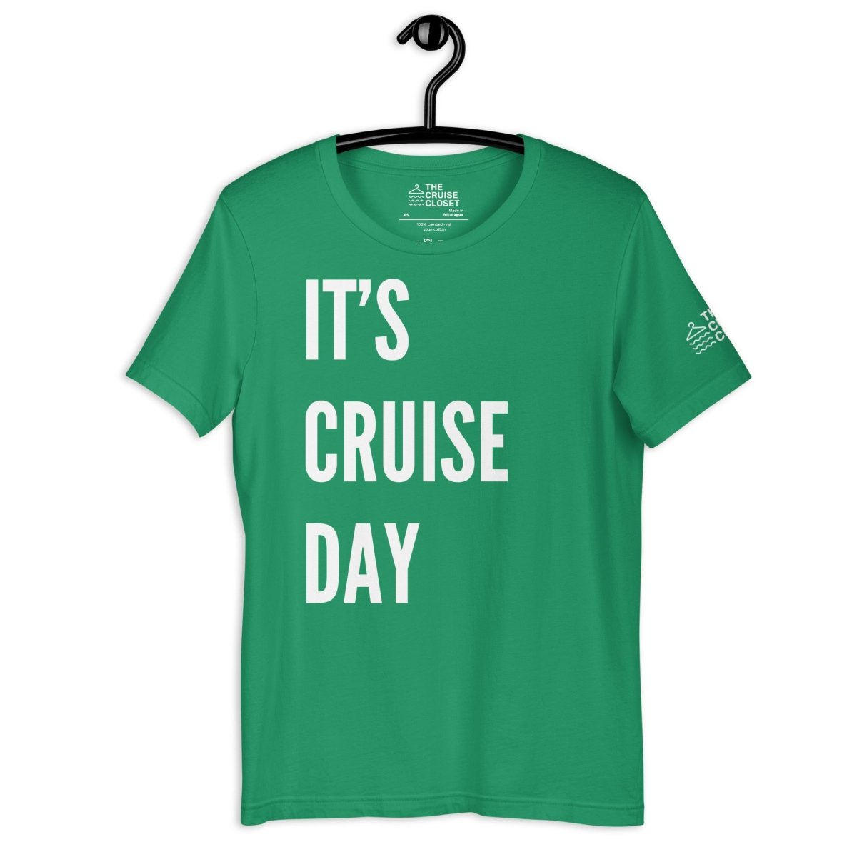 It's Cruise Day T - Shirt in Kelly by the cruise closet