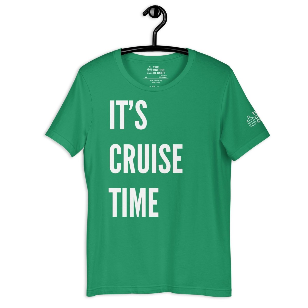 It's Cruise Time T - Shirt in Kelly by the cruise closet