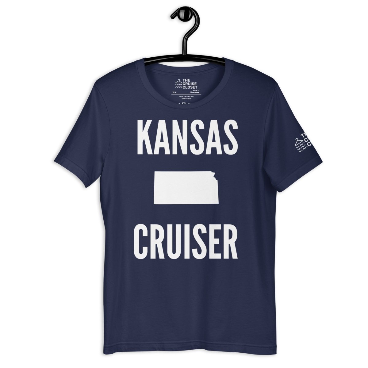 Kansas Cruiser T - Shirt in Navy by the cruise closet