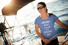 Keep Calm and Cruise On T - Shirt in Heather True Royal by the cruise closet