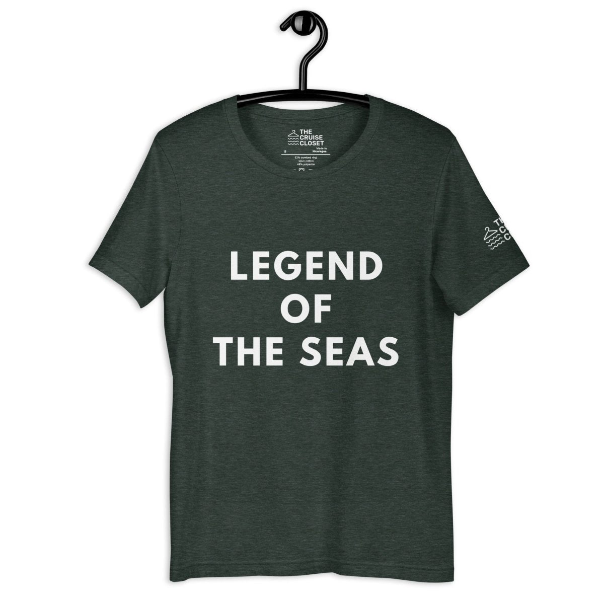 Legend of the Seas T - Shirt in Heather Forest by the cruise closet