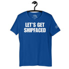 Let's Get Shipfaced v2 T - Shirt in True Royal by the cruise closet