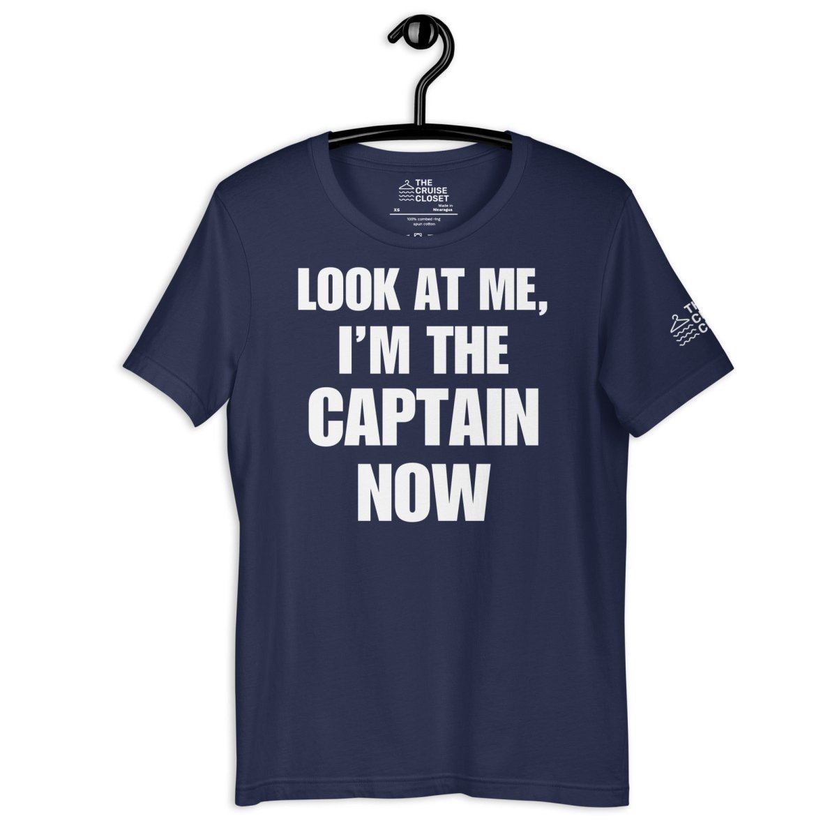 Look at Me, I'm the Captain Now T - Shirt in Navy by the cruise closet