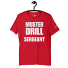 Muster Drill Sergeant T - Shirt in Red by the cruise closet