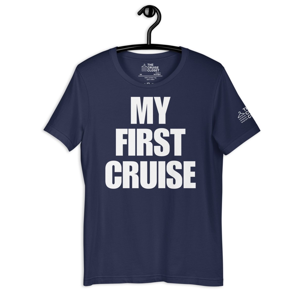 My First Cruise T - Shirt in Navy by the cruise closet