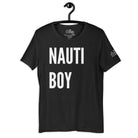 Nauti Boy T - Shirt in Black Heather by the cruise closet